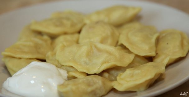 Пельмени с картошкой